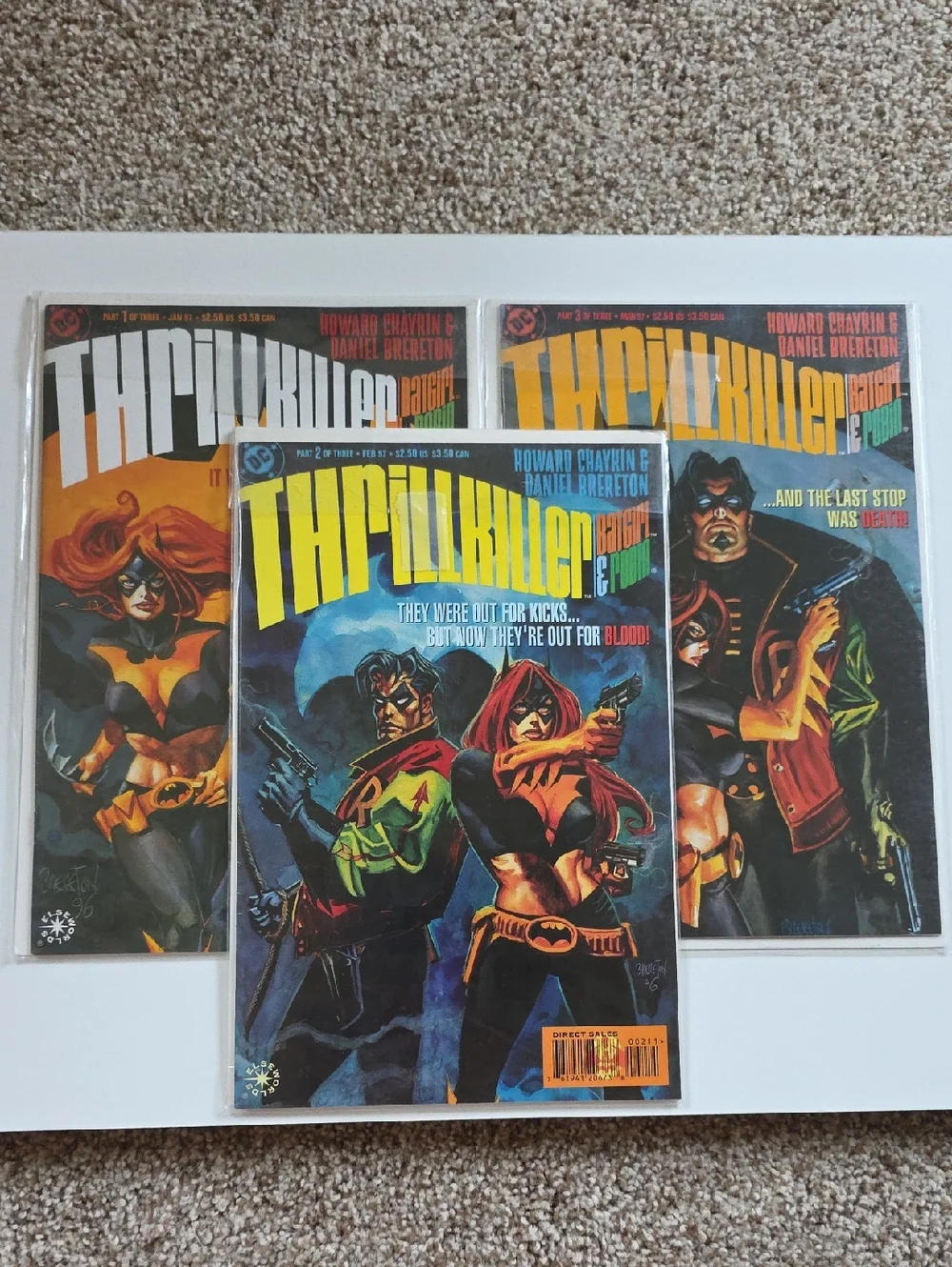 BATMAN Thrillkiller Bargirl & Robin (Three-Comic Set) DC Comic Books 1990'S